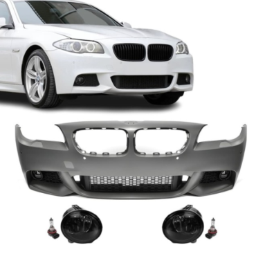 M-Pack Front Bumper for BMW F10 / F11 PRE-LCI (10-13), with smoked fog lights