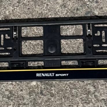 Renault Sport number plate surrounds