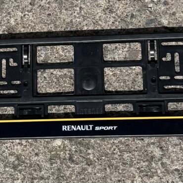 Renault Sport number plate surrounds