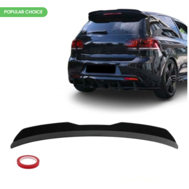 Roof spoiler add-on for VW Golf MK6 / MK7, glossy black 7