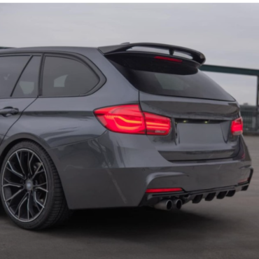 Performance rear bumper Diffuser for BMW F30 / F31 (11-19), glossy black