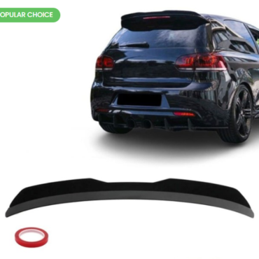 Roof spoiler add-on for VW Golf MK6 / MK7, glossy black
